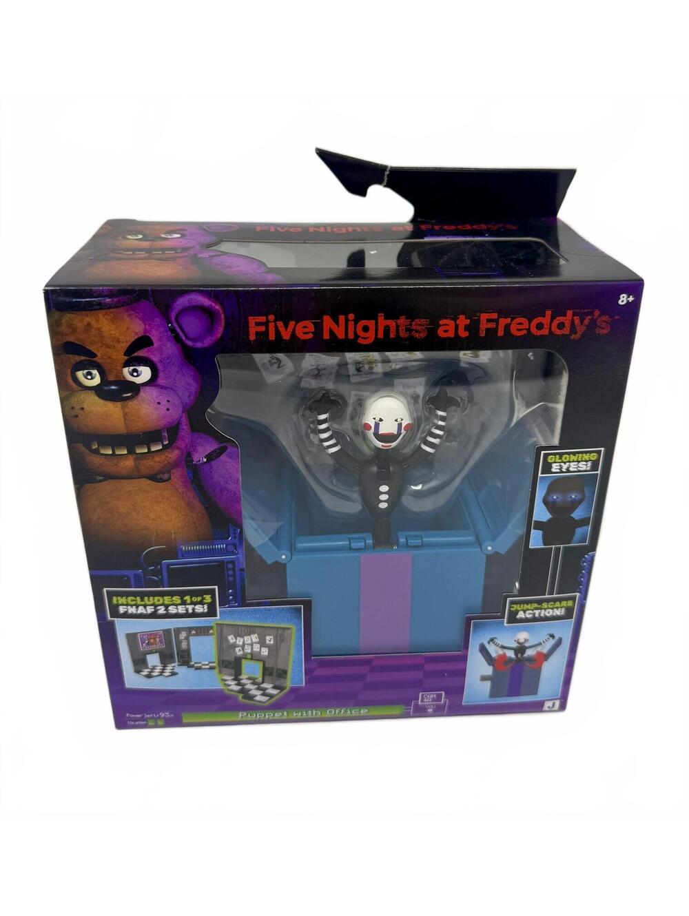 Jazwares FNAF 2 Puppet Office Figure Set Five Nights at Freddy’s 5" Damaged Box